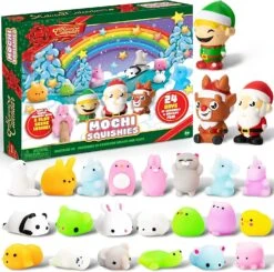 Christmas Advent Calendar With Mochi Squishies