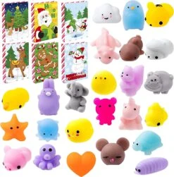 Christmas Advent Calendar Puzzle Box With Mochi Toys