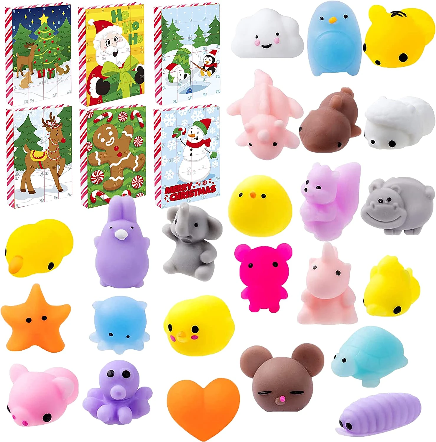 Christmas Advent Calendar Puzzle Box With Mochi Toys 3 Christmas Advent Calendar Puzzle Box With Mochi Toys