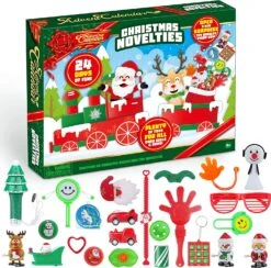Christmas Advent Calendar With Christmas Novelty Toys