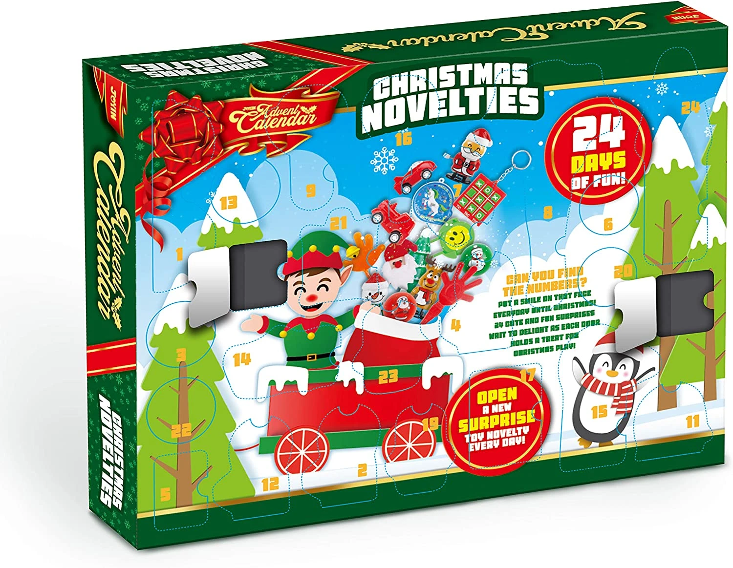 Christmas Advent Calendar With Christmas Novelty Toys 5 Christmas Advent Calendar With Christmas Novelty Toys - Image 3
