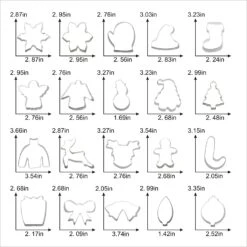 Christmas Cookie Cutter Set 20 PCS 12 Christmas Cookie Cutter Set 20 PCS -Xmas Supplies Shop 38 e37c31e3 807f 4e2f 8553 57a86bb5b376