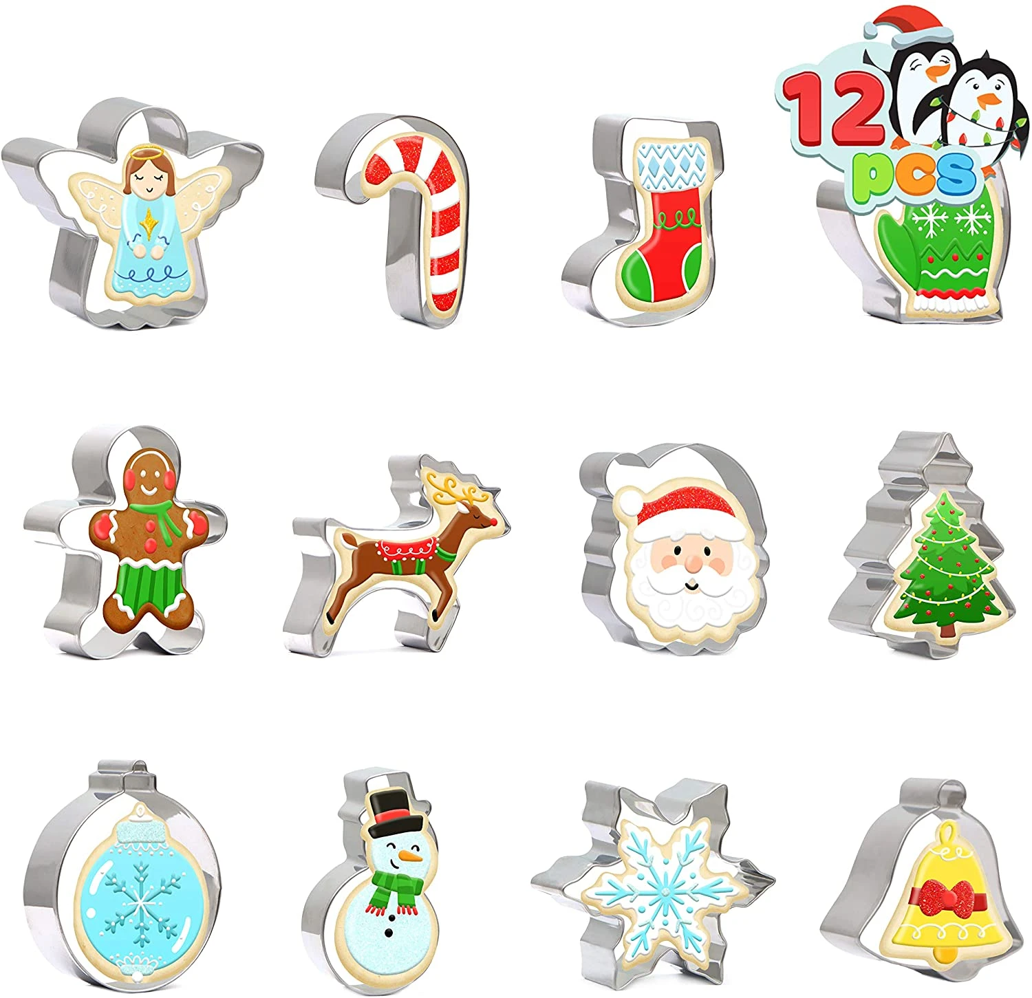 Christmas Cookie Cutter Set 12 PCS 11 Christmas Cookie Cutter Set 12 PCS - Image 9
