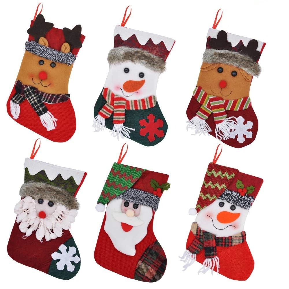 10in Christmas Stockings 3 10in Christmas Stockings