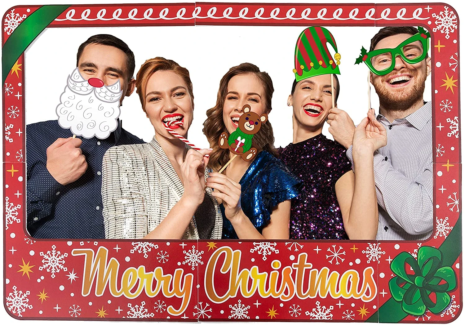 Christmas Photobooth Prop With Frame 8 Christmas Photobooth Prop With Frame - Image 6