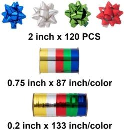 2 Inch Christmas Gift Bows, 120 Pcs -Xmas Supplies Shop 4 70b42de2 f6b7 4300 ae29 c17e7cef9e88