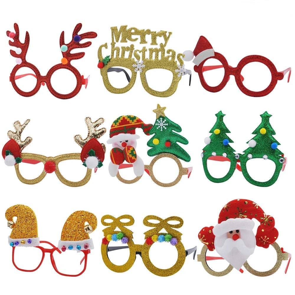 Christmas Glasses Frame 3 Christmas Glasses Frame