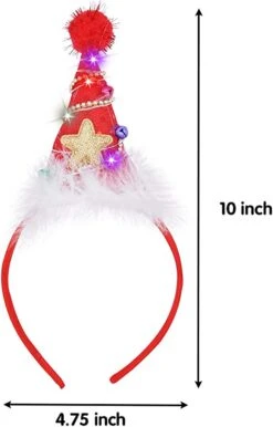 4 Piece Light-Up Christmas Headbands -Xmas Supplies Shop 517pIrAU81L. AC UX569