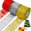 3 Colors Christmas Thick Ribbon Rolls -Xmas Supplies Shop 51OsawqPDTL. AC