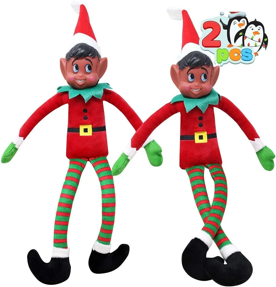 Elf Plush Colorful Doll Christmas Hanging & Surface Decorations 4 Elf Plush Colorful Doll Christmas Hanging & Surface Decorations - Image 2