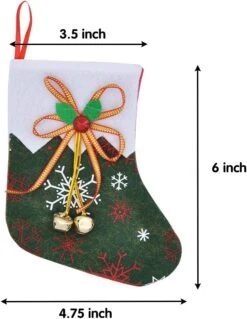6in Mini Christmas Stockings (Bells), 12 Pcs -Xmas Supplies Shop 61CwSIIAW L. AC SL1000