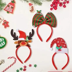 8 Christmas Headbands With Assorted Design 14 8 Christmas Headbands With Assorted Design -Xmas Supplies Shop 61MvhhjJKmL. AC UX569