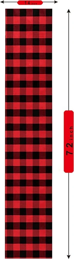 Christmas Table Runner Buffalo Check Classic 14x72in??red & Black??¡ìo? 15 Christmas Table Runner Buffalo Check Classic 14x72in??red & Black??¡ìo? -Xmas Supplies Shop 61Rf2QY fQL. AC SL1500