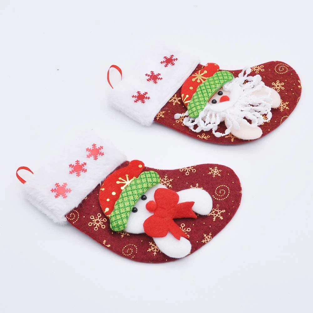 6in Mini Christmas Stockings (Patches), 12 Pcs 11 6in Mini Christmas Stockings (Patches), 12 Pcs - Image 9