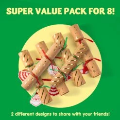 8Pcs Kraft Style Christmas Cracker Set 14 8Pcs Kraft Style Christmas Cracker Set -Xmas Supplies Shop 710fEcAv7VL. AC SL1500