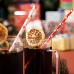 200Pcs Christmas Red Paper Straws 17 200Pcs Christmas Red Paper Straws -Xmas Supplies Shop 71Aw7bq MQL. AC SL1500