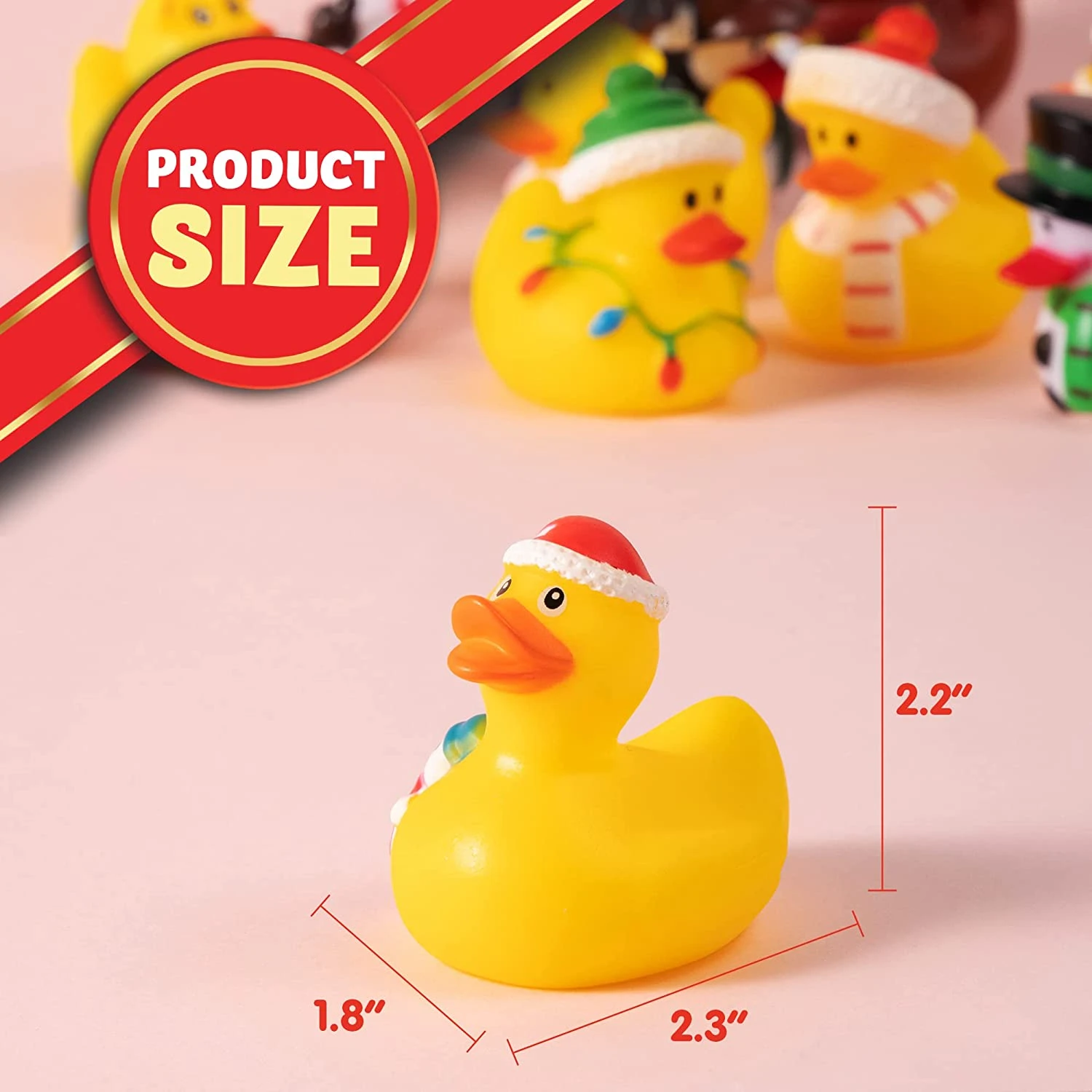 Christmas Rubber Duck 12 Pcs 7 Christmas Rubber Duck 12 Pcs - Image 5