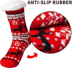 Christmas Fuzzy Crew Socks, 2 Pack -Xmas Supplies Shop 71H1XF3xyOL. AC UY575