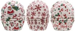 Christmas Cupcake Liners, 150 Pcs
