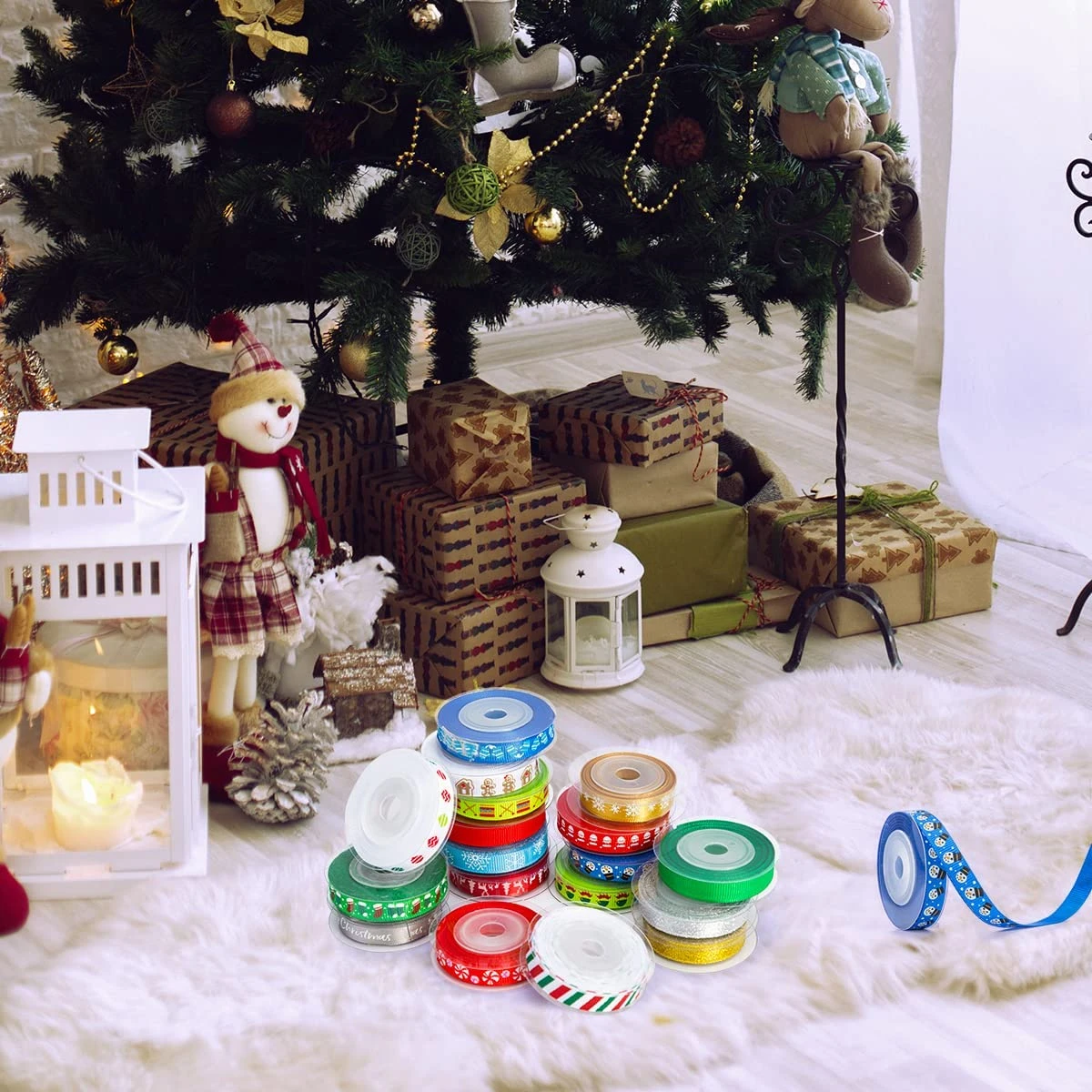 Christmas Ribbon For Gifts 8 Christmas Ribbon For Gifts - Image 6