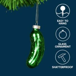Christmas Glass Ornament 2-pcs Pickle Set For Christmas Tree Decoration 10 Christmas Glass Ornament 2-pcs Pickle Set For Christmas Tree Decoration -Xmas Supplies Shop 71Tg 9TQnOL. AC SL1500
