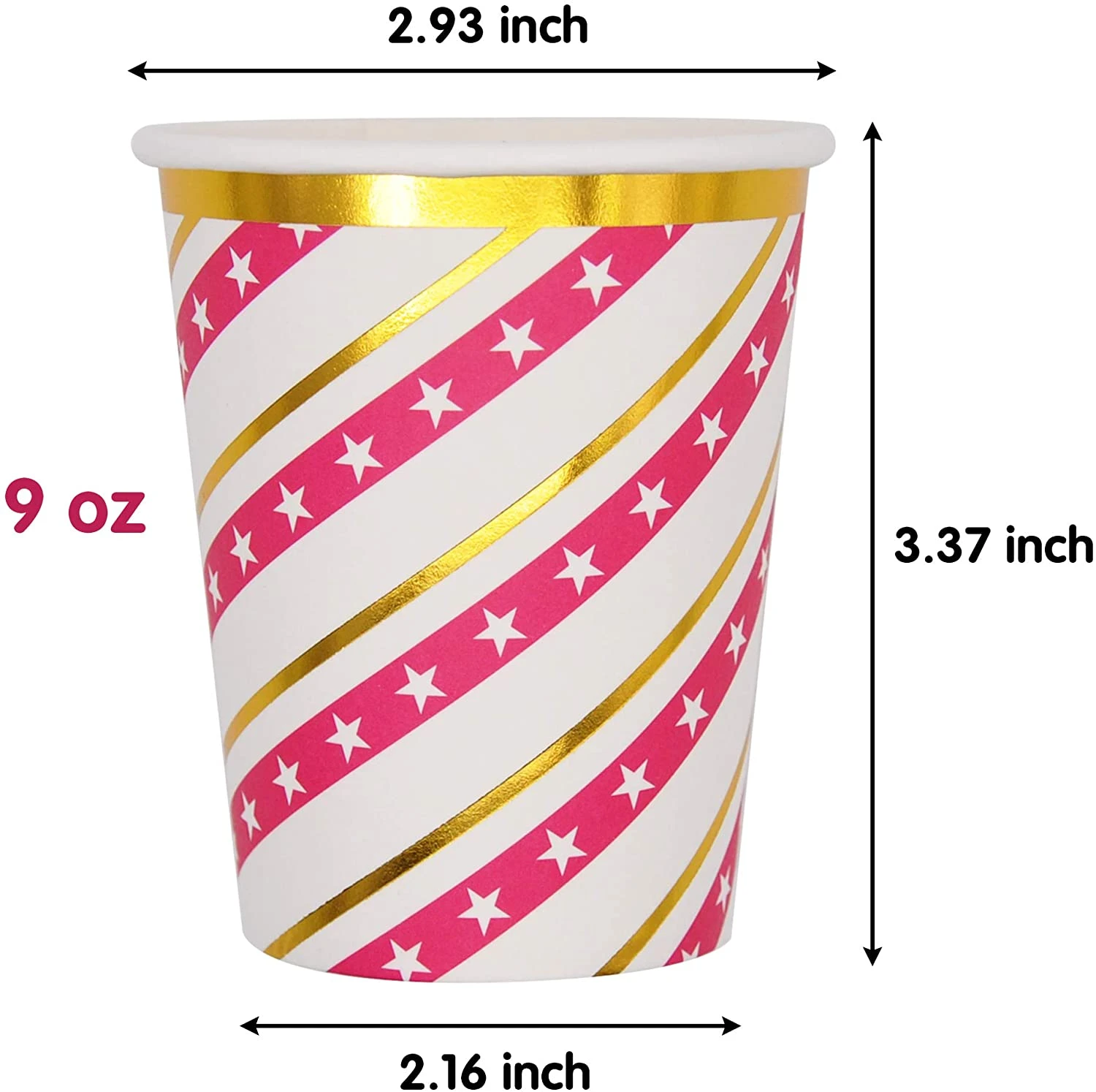 Christmas Disposable Paper Cups 4 Christmas Disposable Paper Cups - Image 2