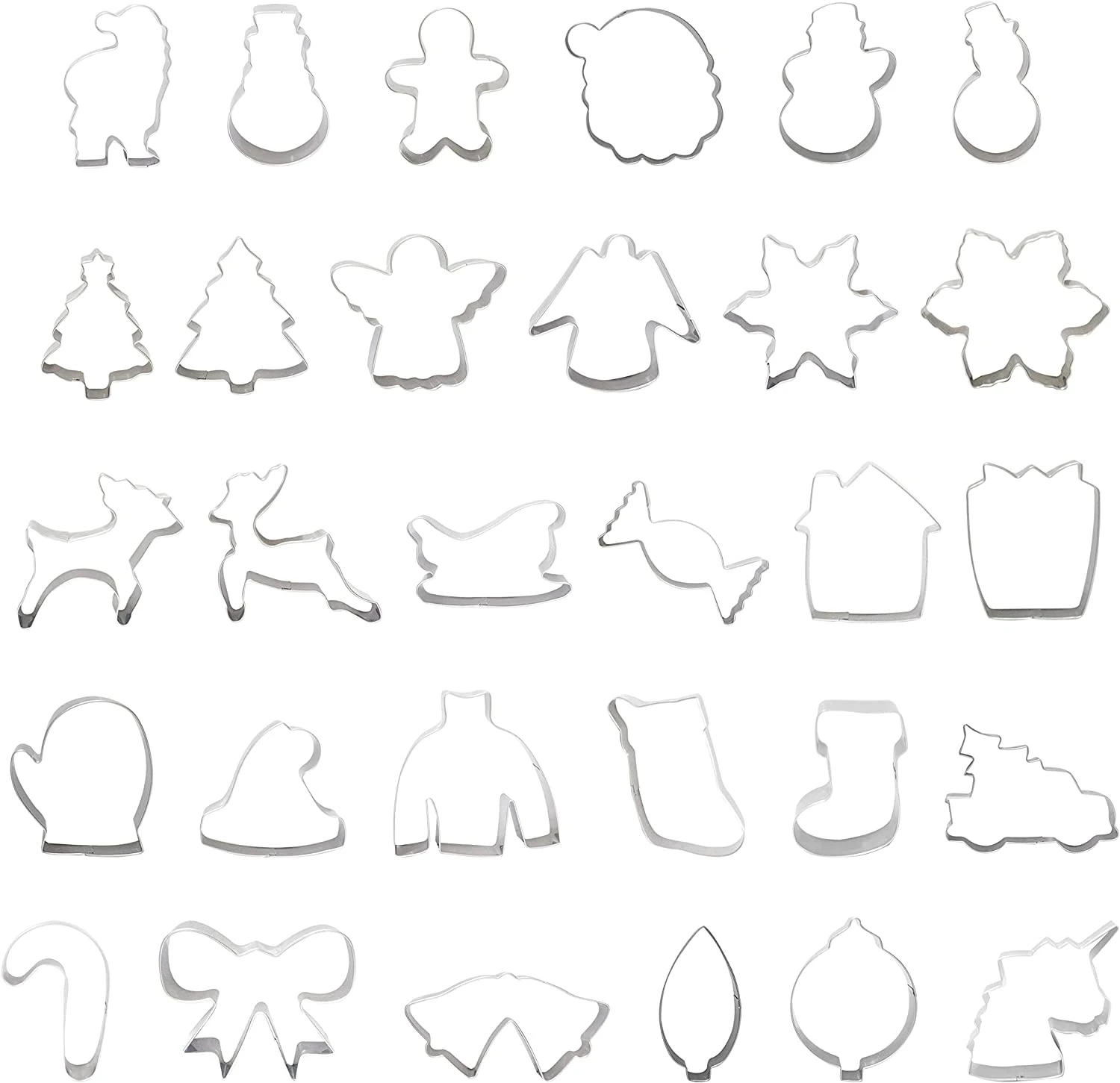 30 PCS Christmas Cookie Cutter Set 4 30 PCS Christmas Cookie Cutter Set - Image 2