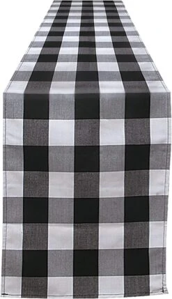 Christmas Table Runner Buffalo Check Classic 14x108in??Black & White??¡ìo? 12 Christmas Table Runner Buffalo Check Classic 14x108in??Black & White??¡ìo? -Xmas Supplies Shop 71jj3C2XljL. AC SL1500