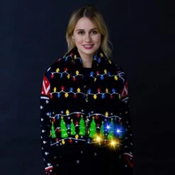 Christmas Lit-up Knitted Scarf 10 Christmas Lit-up Knitted Scarf -Xmas Supplies Shop 71zjCUZWBML. AC UX569