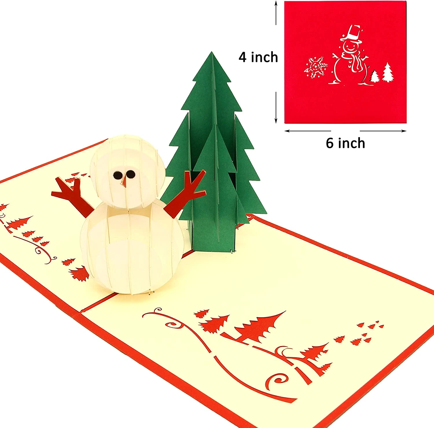 Push Bubble 3d Christmas Greeting Cards, 7 Pcs 6 Push Bubble 3d Christmas Greeting Cards, 7 Pcs - Image 4