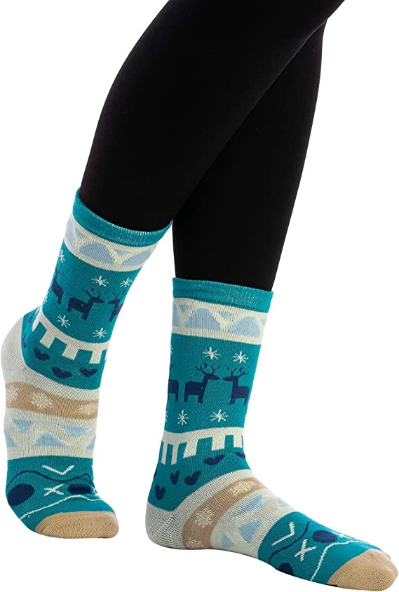 Christmas Holiday Crew Socks, 12 Pairs 5 Christmas Holiday Crew Socks, 12 Pairs - Image 3