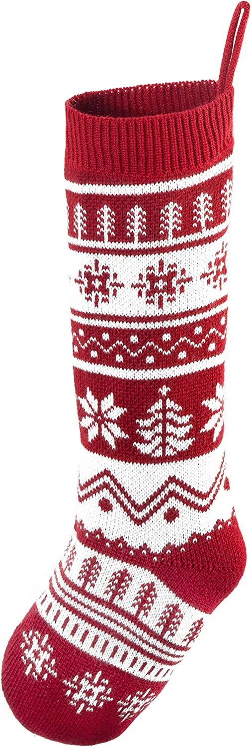 18" Knit Christmas Stockings, 6 Pack 7 18" Knit Christmas Stockings, 6 Pack - Image 5