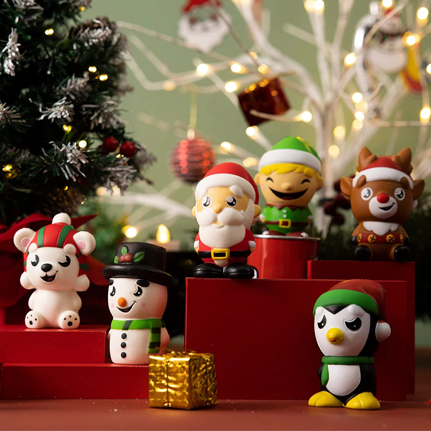 6 Piece Christmas Squishy Toy 8 6 Piece Christmas Squishy Toy - Image 6