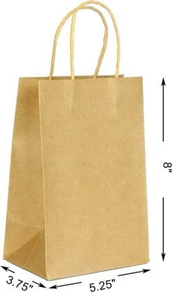 100 Pcs Christmas Kraft Paper Bags -Xmas Supplies Shop 812P3eGf0JL. AC SL1500