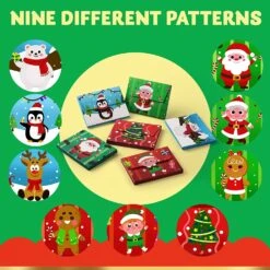 Cartoon Design Christmas Gift Box With Magic Sticker, 36 PCs 14 Cartoon Design Christmas Gift Box With Magic Sticker, 36 PCs -Xmas Supplies Shop 813Ln2IDY9L. AC SL1500