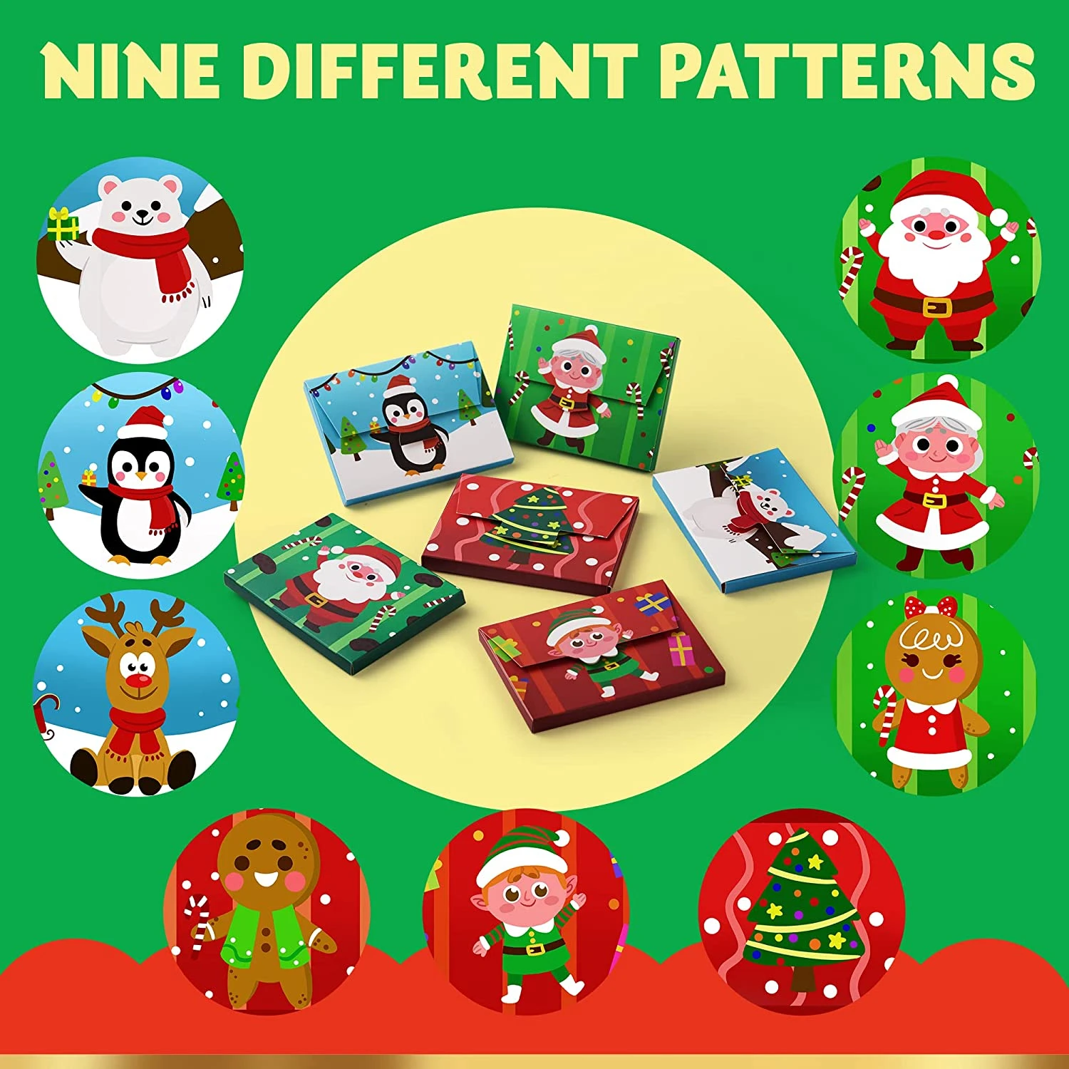 Cartoon Design Christmas Gift Box With Magic Sticker, 36 PCs 6 Cartoon Design Christmas Gift Box With Magic Sticker, 36 PCs - Image 4