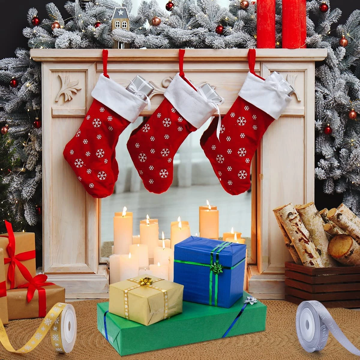 Christmas Ribbon For Gifts 9 Christmas Ribbon For Gifts - Image 7