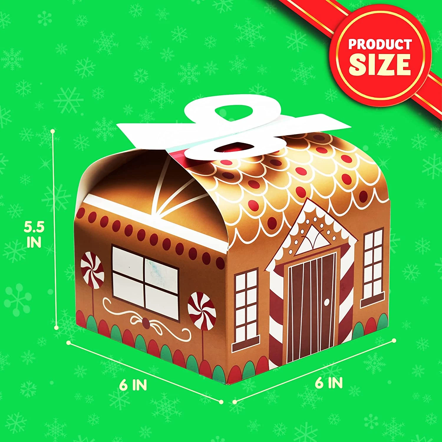3d Christmas Goody Gift Boxes With Bow, 24 Pcs 9 3d Christmas Goody Gift Boxes With Bow, 24 Pcs - Image 7