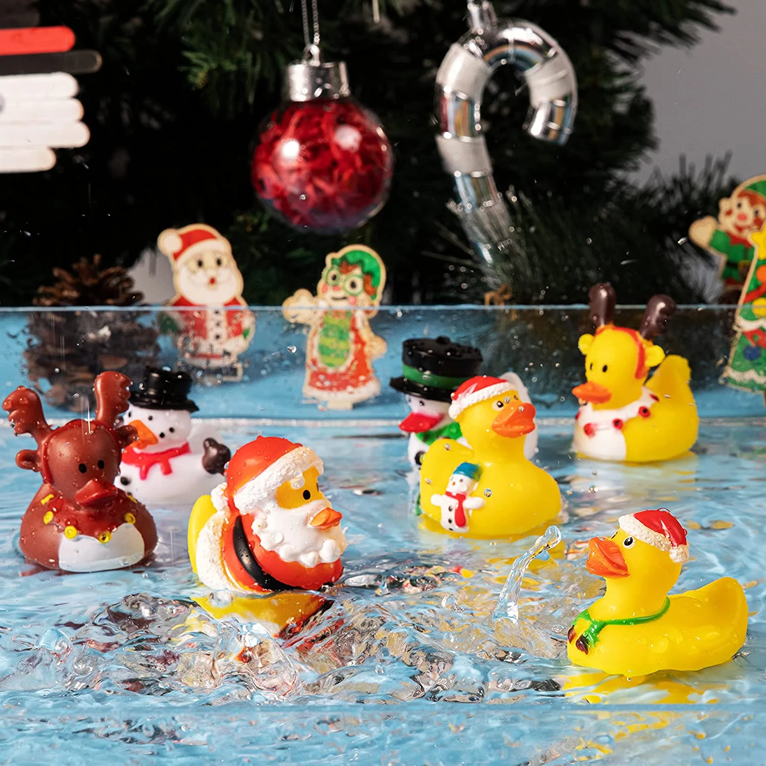 Christmas Rubber Ducks For Christmas Party Favor Gifts 9 Christmas Rubber Ducks For Christmas Party Favor Gifts - Image 7