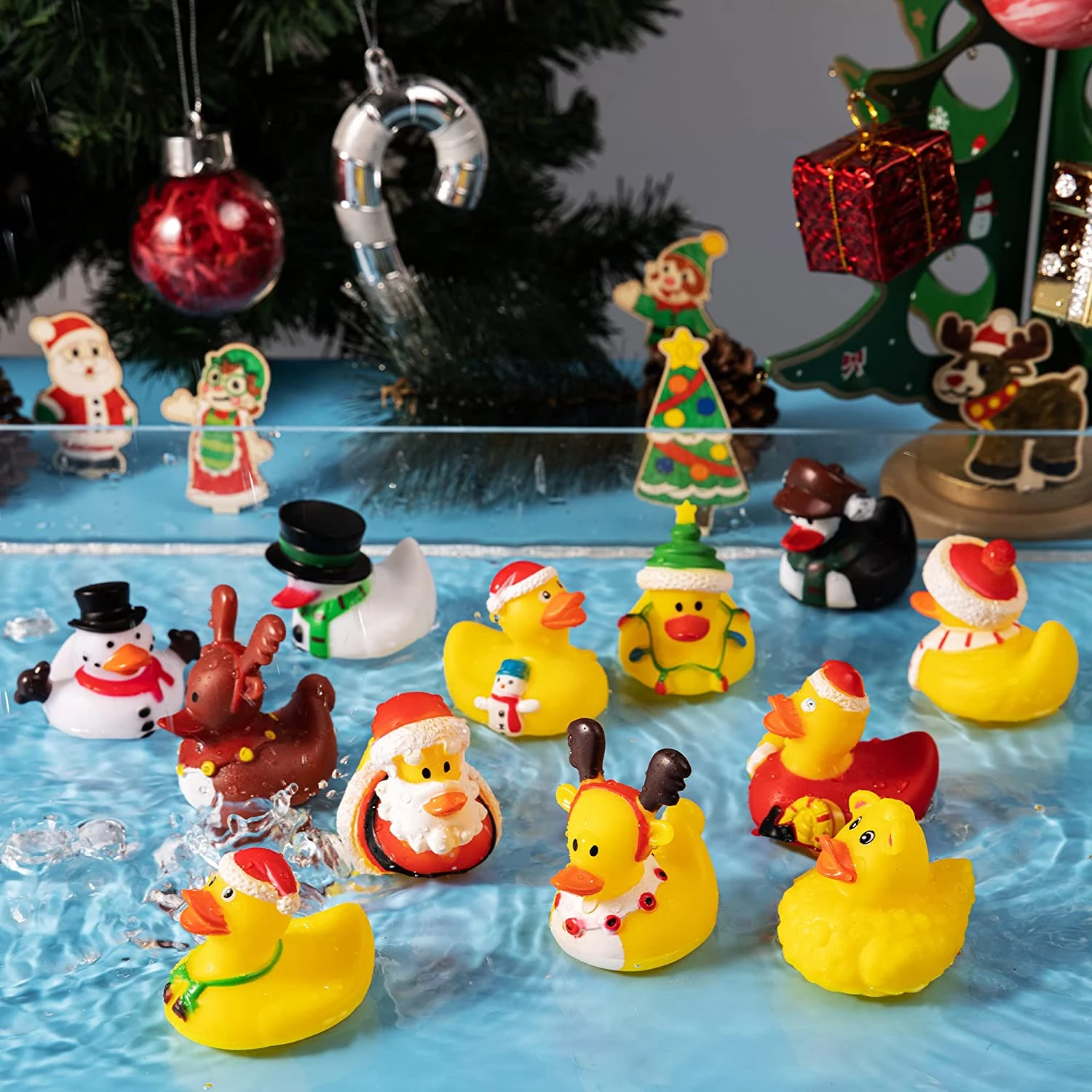 Christmas Rubber Duck 12 Pcs 9 Christmas Rubber Duck 12 Pcs - Image 7