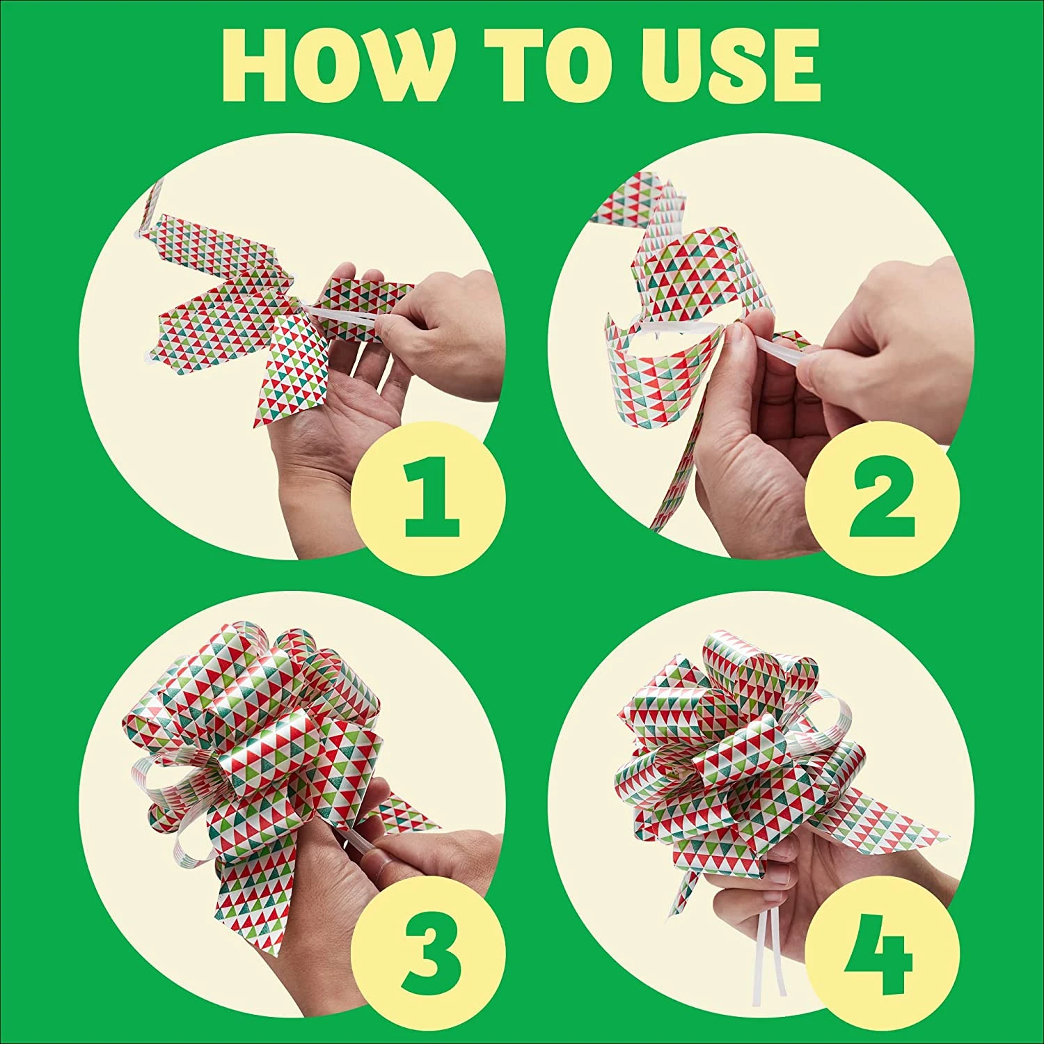 24Pcs Christmas Gift Wrap Ribbon 6 24Pcs Christmas Gift Wrap Ribbon - Image 4