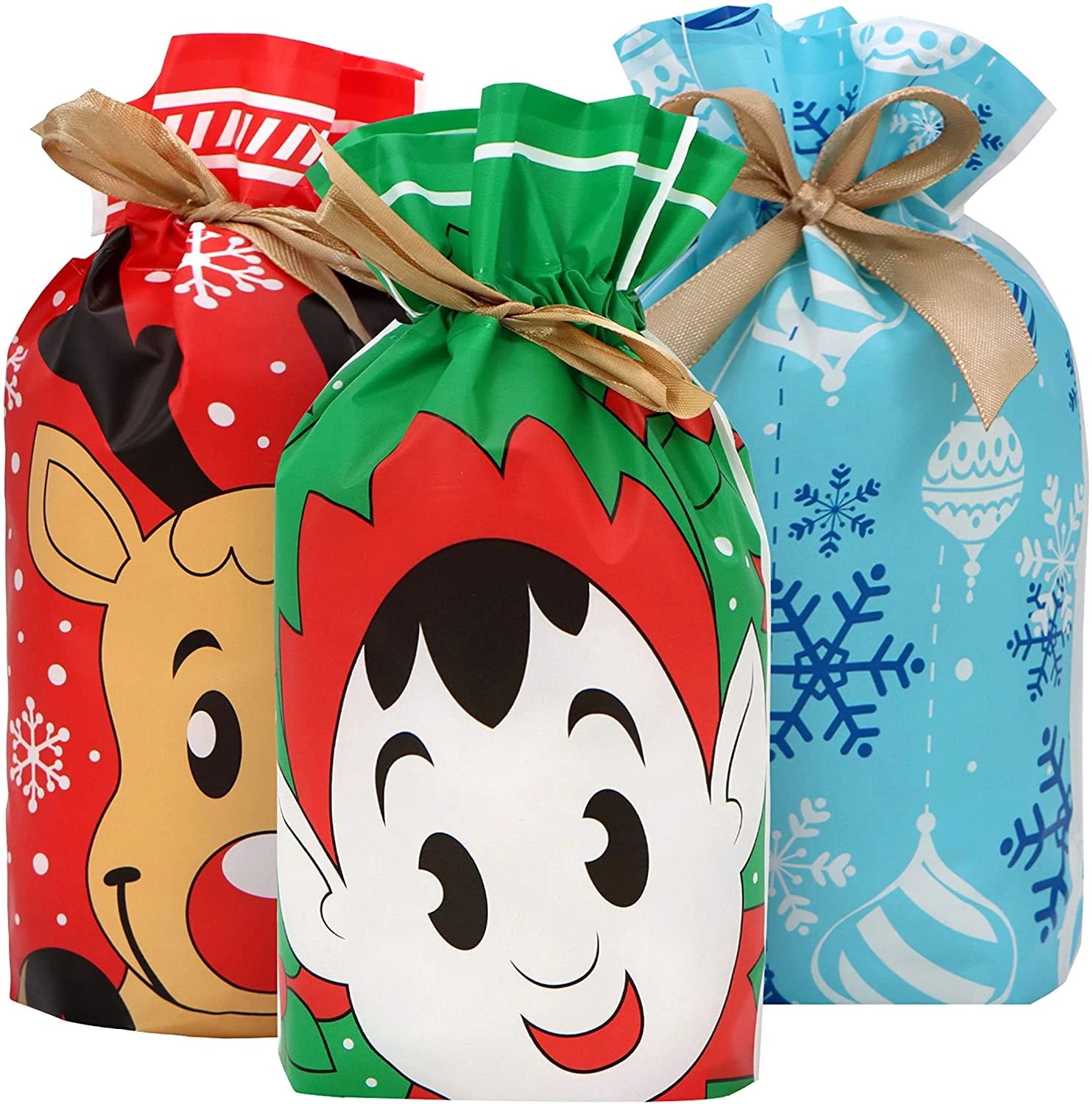 Christmas X-Large Candy Bags, 60 Pcs 7 Christmas X-Large Candy Bags, 60 Pcs - Image 5
