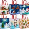 12 Piece Large Christmas Tote Bags 2 12 Piece Large Christmas Tote Bags -Xmas Supplies Shop 819BRgcj2aL. AC UX425