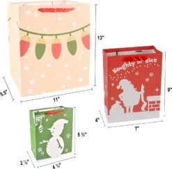 Christmas Assorted Gift Bags, 18 Pack -Xmas Supplies Shop 81Bz9G1oakL. AC SL1500