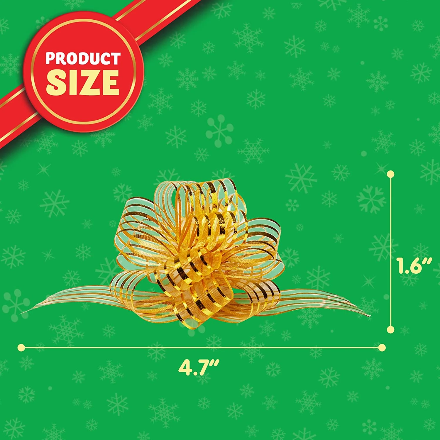 36Pcs Pull Bow Christmas 4.7 In 8 36Pcs Pull Bow Christmas 4.7 In - Image 6