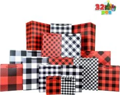 Christmas Red & Black Plaid Bag, 32 Pcs 15 Christmas Red & Black Plaid Bag, 32 Pcs -Xmas Supplies Shop 81EqbIzApPL. AC SL1500