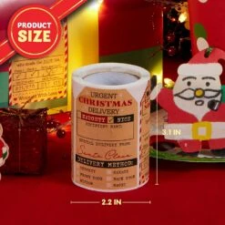 Christmas Gift Tag Kraft Paper North Pole Style 17 Christmas Gift Tag Kraft Paper North Pole Style -Xmas Supplies Shop 81GG dMN1 L. AC SL1500 1