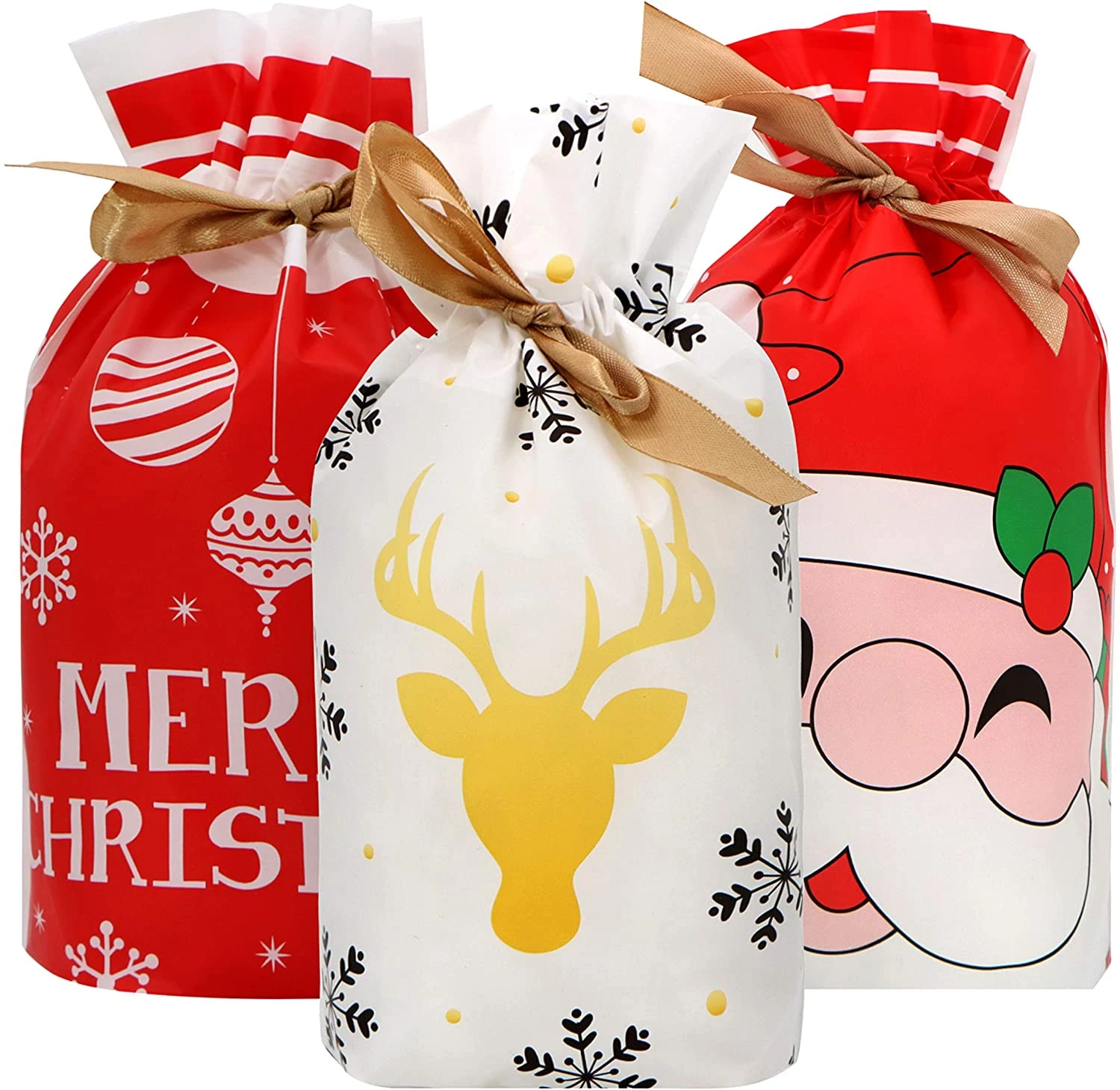 Christmas X-Large Candy Bags, 60 Pcs 8 Christmas X-Large Candy Bags, 60 Pcs - Image 6