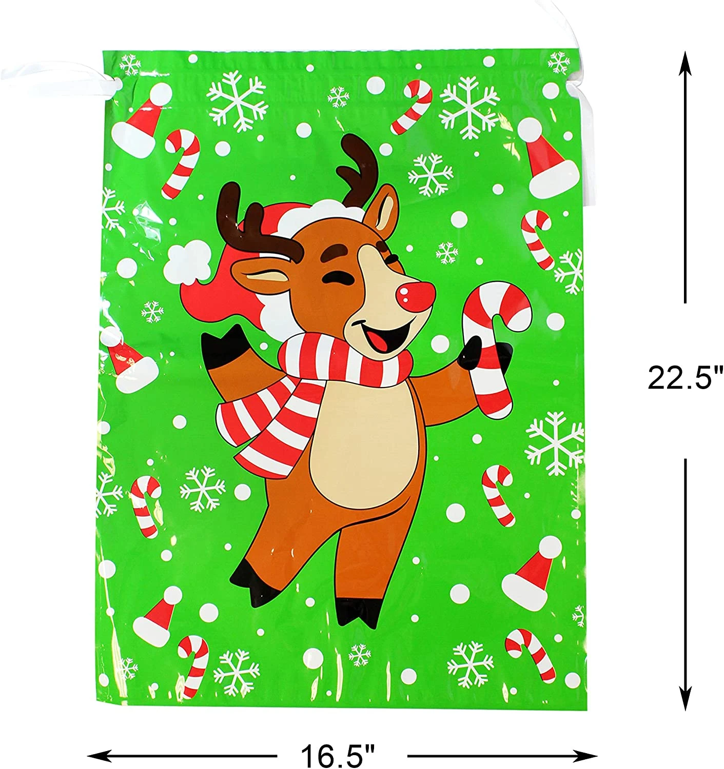 Christmas Drawstring Goodie Gift Bags, 36 Pcs 7 Christmas Drawstring Goodie Gift Bags, 36 Pcs - Image 5