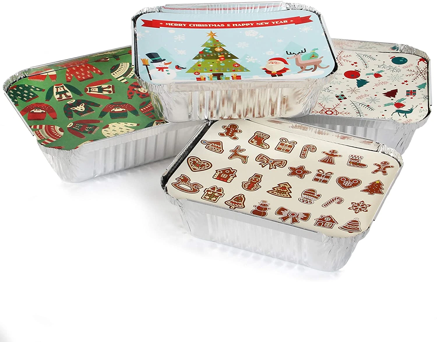 Christmas Foil Containers, 40pcs 5 Christmas Foil Containers, 40pcs - Image 3